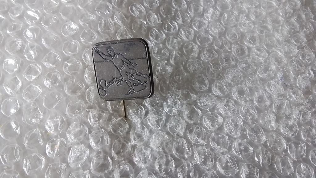 Speldje nooit gedacht schaatsen., Verzamelen, Speldjes, Pins en Buttons, Ophalen of Verzenden, Zo goed als nieuw, Overige onderwerpen