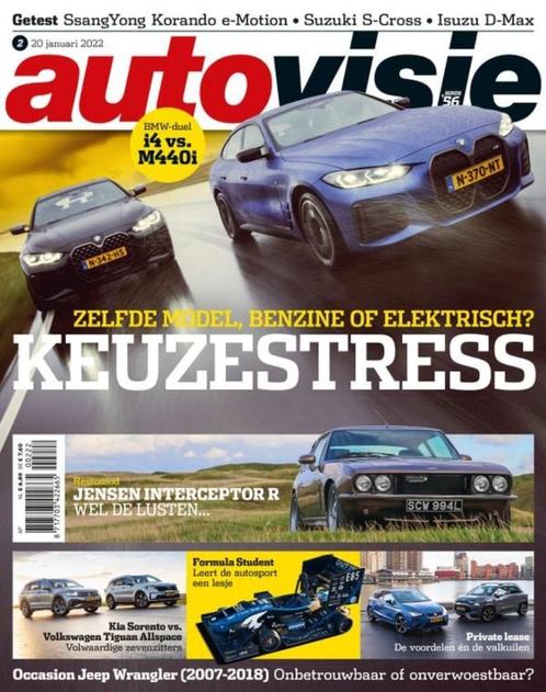 Autovisie 2 2022 : BMW i4 / M440i Gran Coupe - Jeep Wrangler, Boeken, Auto's | Folders en Tijdschriften, Gelezen, Algemeen, Ophalen of Verzenden