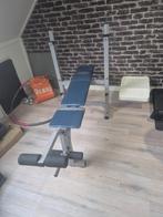 Powerpeak Halterbank en Been Trainer, Ophalen, Gebruikt, Benen, Fitnessbank