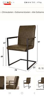 Gratis 6 eetkamerstoelen, Huis en Inrichting, Stoelen, Ophalen, Gebruikt, Overige kleuren, Vijf, Zes of meer stoelen