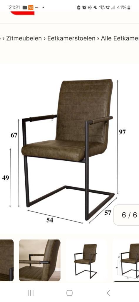 Gratis 6 eetkamerstoelen, Huis en Inrichting, Stoelen, Gebruikt, Vijf, Zes of meer stoelen, Overige kleuren, Ophalen