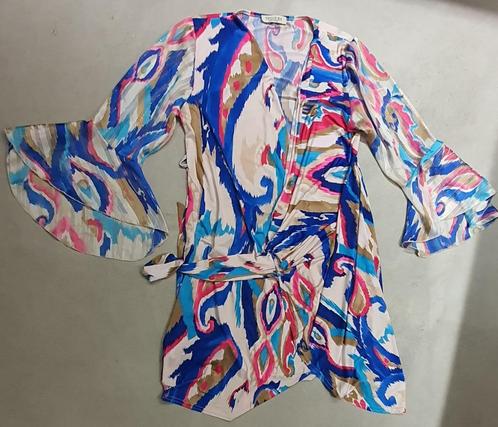 Supermooi Overslag Jurkje van TRois KA – Maat S (36-40), Zee, Kleding | Dames, Jurken, Zo goed als nieuw, Maat 36 (S), Boven de knie