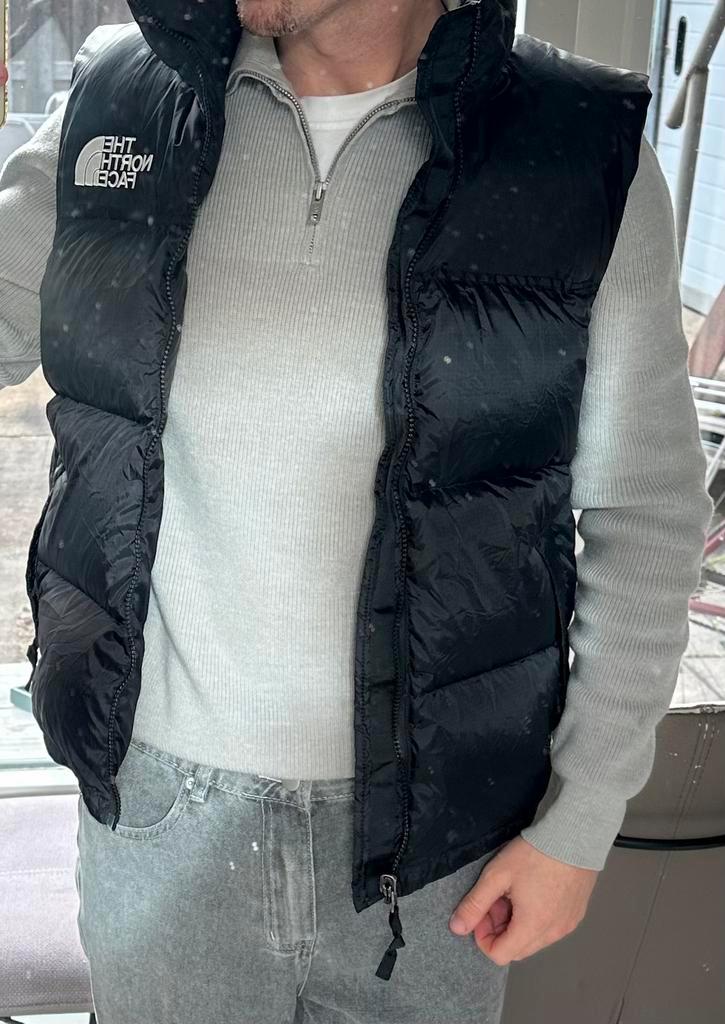 The North Face 700 puffer gilet bodywarmer maat S zgan zwart, Kleding | Heren, Bodywarmers, Nieuw, Maat 46 (S) of kleiner, Zwart