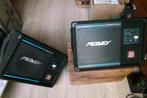 2 PEAVEY monitor 100 watt amplifier floor boxen, Ophalen, Gebruikt, Minder dan 500 watt, Monitor(versterker)