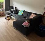 Nette donkerblauwe hoekbank (links) - Groningen studenten, Ophalen, Gebruikt, Stof
