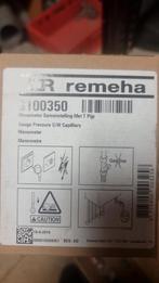 Remeha Manometer Samenstelling met T Pijp 12 stuks, Ophalen, Aardgas, Nieuw, Minder dan 20 liter