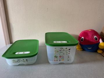 NIEUWSTAAT 2 Frigdesmart koelkast bakken TUPPERWARE  beschikbaar voor biedingen