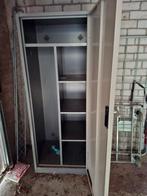 Metalen kluis/opbergkast, Huis en Inrichting, Kasten | Lockerkasten, Ophalen, Gebruikt, Industrieel