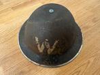 Britse WO2 Warden Helm, Ophalen of Verzenden, Overige soorten, Engeland, Helm of Baret
