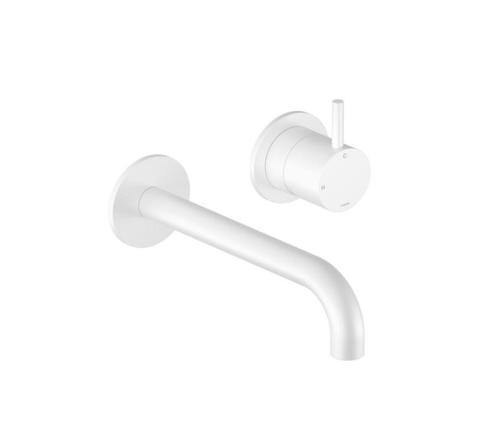 HOTBATH COBBER  2-GATS  INBOUW WASTAFELKRAAN  MAT WIT 18 cm, Doe-het-zelf en Verbouw, Sanitair, Nieuw, Kraan, Ophalen of Verzenden