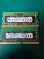 8GB (2X4GB) DDR4 PC4-25600 3200Mhz 1.2 Volt 1Rx16 Micron, 3200Mhz, Ophalen of Verzenden, Laptop, Zo goed als nieuw