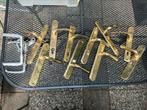 Box of brass door handles, Ophalen, Gebruikt, Koper of Messing
