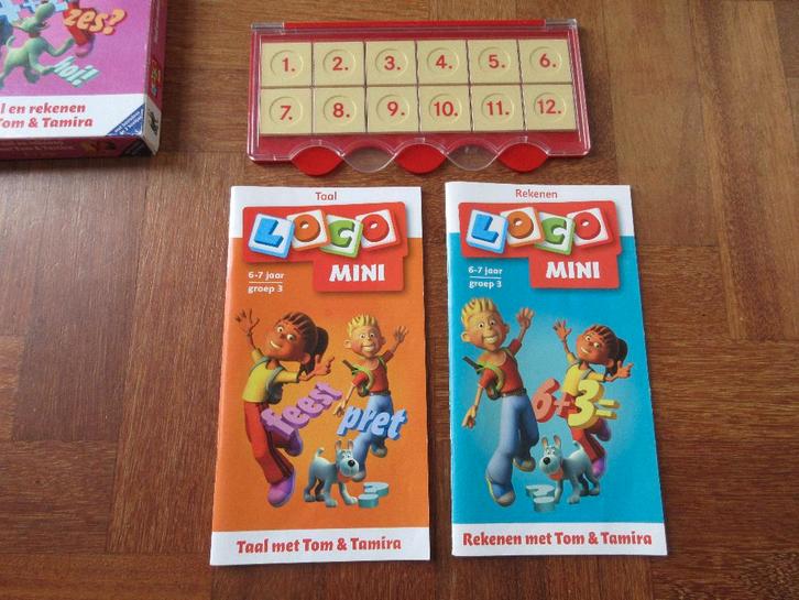 Loco Mini : doos + 2 boekjes Taal / Rekenen  6 - 7 jaar, Kinderen en Baby's, Speelgoed | Educatief en Creatief, Gebruikt, Puzzelen