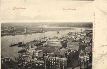 Zwijndrecht - Papendrecht - Panorama van de Groote Kerk - on beschikbaar voor biedingen