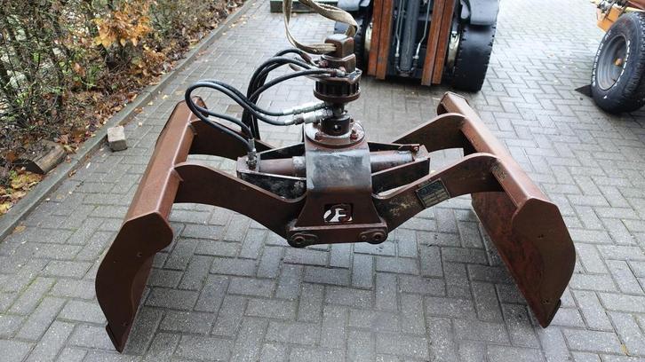 Bakker Knijper met Hiab rotator 80Cm, Zakelijke goederen, Machines en Bouw | Onderdelen