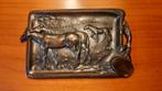 art nouveau brons paarden frans vide poche gesigneerd Ouvet, Antiek en Kunst, Antiek | Koper en Brons, Ophalen of Verzenden