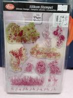 1 set stempels, voorjaar/ pasen, Hobby en Vrije tijd, Ophalen of Verzenden, Gebruikt, Clearstamp