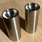 STELTON Peper en Zout - Cylinda-line - Roestvrijstaal, Verzenden, Gebruikt