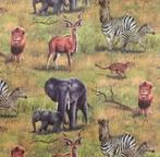 2 rollen Rasch Afrikaanse dieren savanne behang, RASCH, Onbekend, Ophalen of Verzenden, Minder dan 10 m²