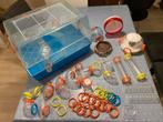 Ferplast hamster kooi +buizen ed/etages/loopwiel/bal/bad, Minder dan 60 cm, Kooi, Gebruikt, Minder dan 75 cm
