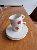 Koffie kopjes Espresso DE Douwe Egberts, Huis en Inrichting, Keuken | Servies, Ophalen of Verzenden, Zo goed als nieuw, Porselein