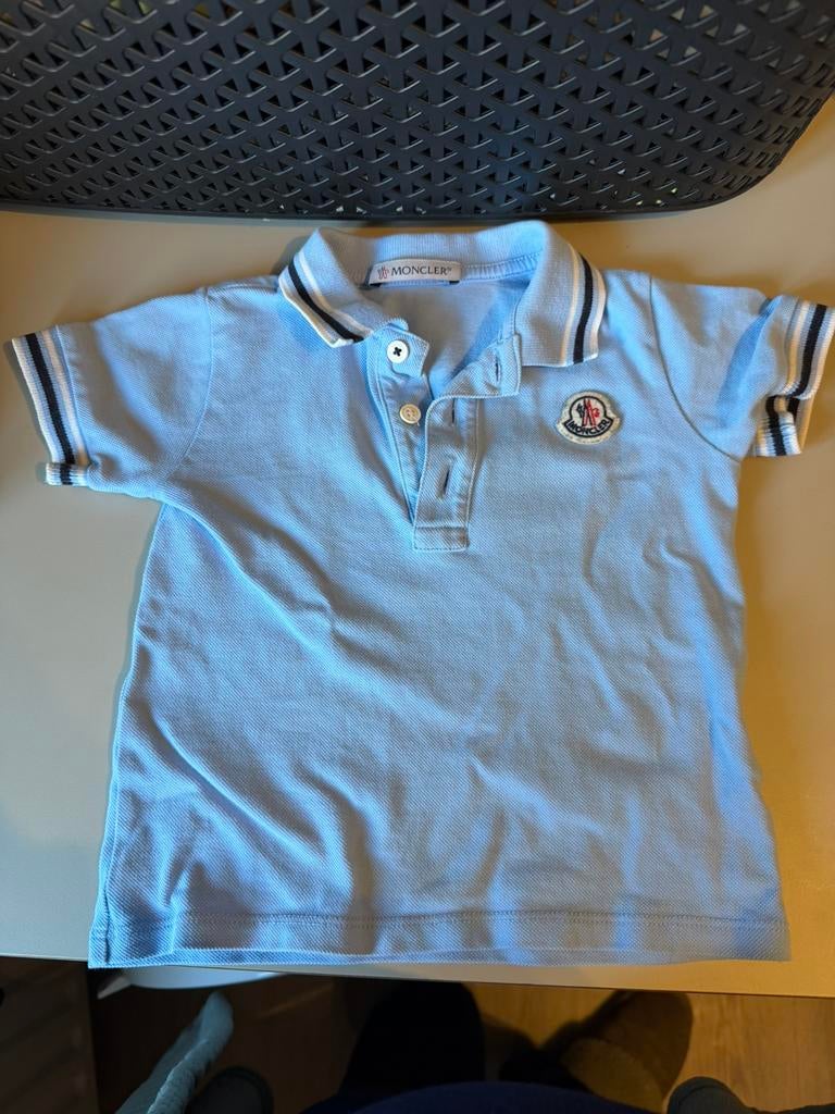 Polo moncler 12-18 maanden, Ophalen of Verzenden, Zo goed als nieuw, Jongetje, Shirtje of Longsleeve