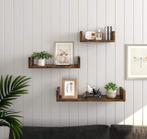 Wandplank - Hout - 3stuks - 67x21.6x20.6, Ophalen, Nieuw