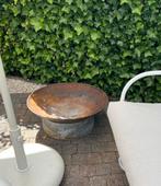 Gietijzeren vuurschaal van esschert desing met granito voet, Tuin en Terras, Ophalen, Zo goed als nieuw
