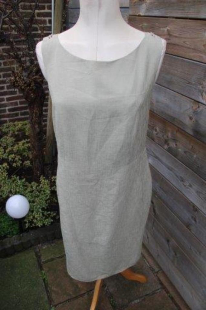Jurk groen Edgar Vos mt 38 Vaste prijs AANBIEDING, Kleding | Dames, Jurken, Zo goed als nieuw, Maat 38/40 (M), Groen, Ophalen of Verzenden