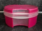 Tupperware vensterdoos koektrommel Rood, Huis en Inrichting, Keuken | Tupperware, Ophalen of Verzenden, Zo goed als nieuw, Rood