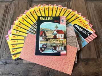 Grote collectie Faller Modelbouw Magazin, 24 stuks, jaren 60 beschikbaar voor biedingen