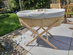 Selling HolaBB Organic Knitted Moses Basket Set with stand, Ophalen, Zo goed als nieuw, Ledikant