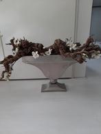 RVS Vazen met Bloemen - Set van 2, Huis en Inrichting, Ophalen, Overige materialen, Gebruikt, Schaal