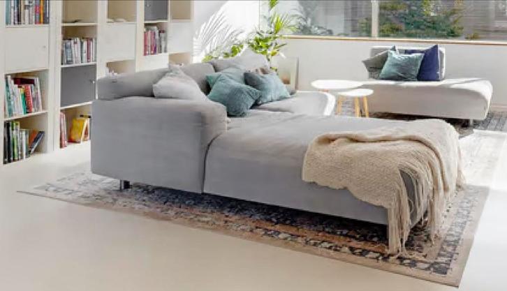 Grijze Hoekbank, 3 delen, flexibel in te delen, Huis en Inrichting, Banken | Sofa's en Chaises Longues, Gebruikt, Vierpersoons of meer