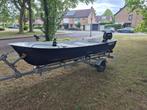Mooie Tourboot visboot Verano  3.60 met 5pk en trailer, Watersport en Boten, Vis- en Consoleboten, Ophalen, Gebruikt, Tot 10 pk