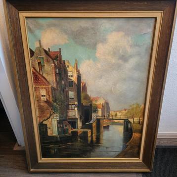 Let op in prijs verlaagdSchilderij van Lambertus Camphuis .  beschikbaar voor biedingen