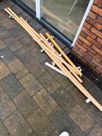 Houten trapleuningen - Blank eiken - Diverse lengtes, Ophalen, Gebruikt, 2 tot 4 meter