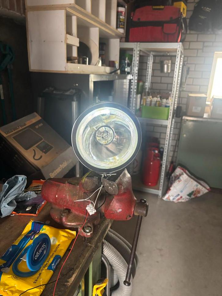 Motor/Scooter Lamp LED Ring & Halogeen, Fietsen en Brommers, Brommers | Toebehoren, Gebruikt, Ophalen of Verzenden