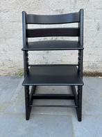 Zeer mooie zwarte Stokke Tripp Trapp kinderstoel, Trip Trap, Kinderen en Baby's, Kinderstoelen, Ophalen, Zo goed als nieuw, Meegroeistoel