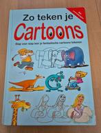 Zo teken je cartoons boek, Boeken, Ophalen of Verzenden, Zo goed als nieuw, Tekenen en Schilderen