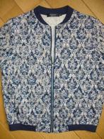 JUBYLEE bomber vest jasje blauw beige maat M/L, Kleding | Dames, Maat 38/40 (M), Beige, Ophalen of Verzenden, Zo goed als nieuw