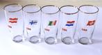 5 vintage A & O longdrink/limonade (landen) glazen, Ophalen