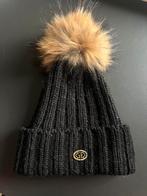 Zwarte Goldbergh muts dames, Kleding | Dames, Ophalen of Verzenden, Zo goed als nieuw, Muts