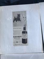 reclame whiskey Black & White, Verzamelen, Merken en Reclamevoorwerpen, Ophalen of Verzenden, Nieuw, Overige typen