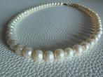 Q173/ Vintage gekweekte PAREL ketting met 585 sluiting, Gebruikt, Overige kleuren, Verzenden, X