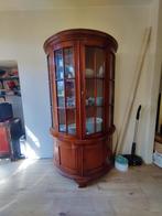 Half-ronde en Kwart-ronde Vitrinekast Antiek, Huis en Inrichting, Kasten | Vitrinekasten, Ophalen, Batavia, 100 tot 150 cm, Glas