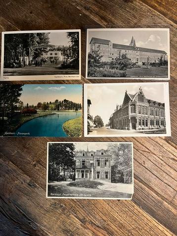 5 gelopen ansichtkaarten Apeldoorn beschikbaar voor biedingen