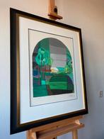 Ton Schulten, ingelijste zeefdruk Voorjaar, Ophalen