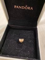 Pandora Rosé Gouden Hart Bedel met Steentjes, Pandora, Ophalen of Verzenden, Zo goed als nieuw, 1 bedel