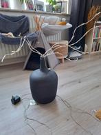 Vaas met LED Lampjes - Sfeervolle Decoratie, Huis en Inrichting, Lampen | Vloerlampen, Ophalen, Minder dan 100 cm, Modern, Glas